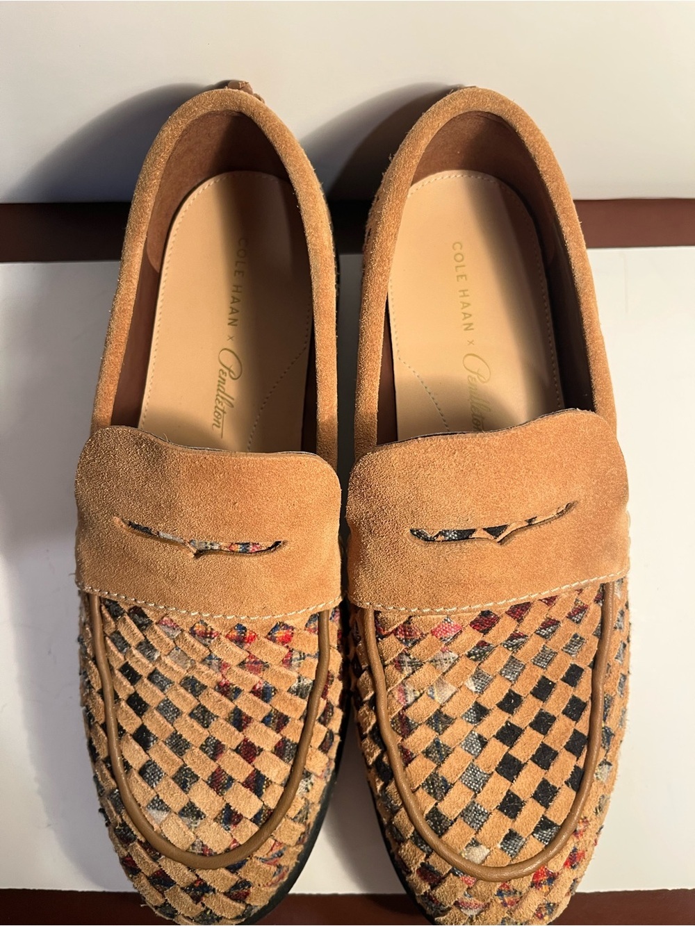 Women’s Cole Haan -Pendleton collaboration Loafers size 8 1/2 📚📚📚 - Picture 3 of 9